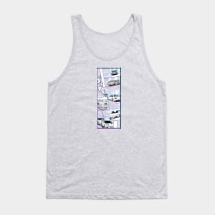 JDM Touge Manga 3D Tank Top